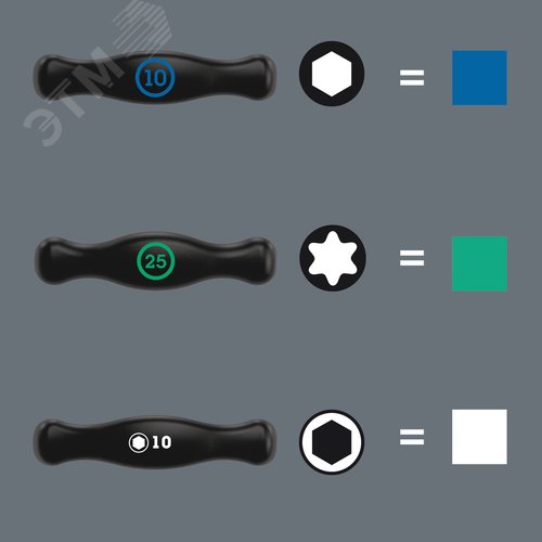 Отвёртка шестигранная 454 Hex-Plus HF Imperial с Т-образной рукояткой с функцией фиксации крепежа 5/32X150 мм - фото 10