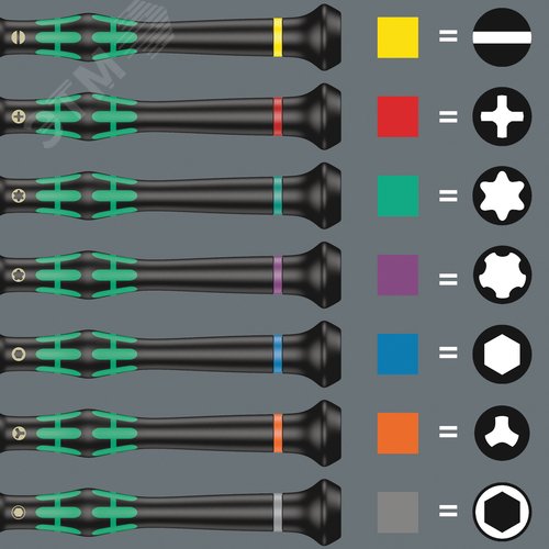 Набор отвёрток Micro 12 Universal 1 для прецизионных работ 12 предметов - фото 10