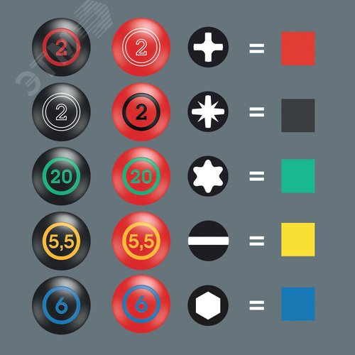 Набор отверток Kraftform Plus Lasertip + подставка 6 предметов. 335/350/355/6 - фото 9