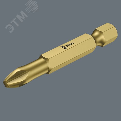 Бита торсионная 855/4 TH PZ сверхтвердая хвостовик 1/4 E 6.3 PZ 1X50 мм - фото 2