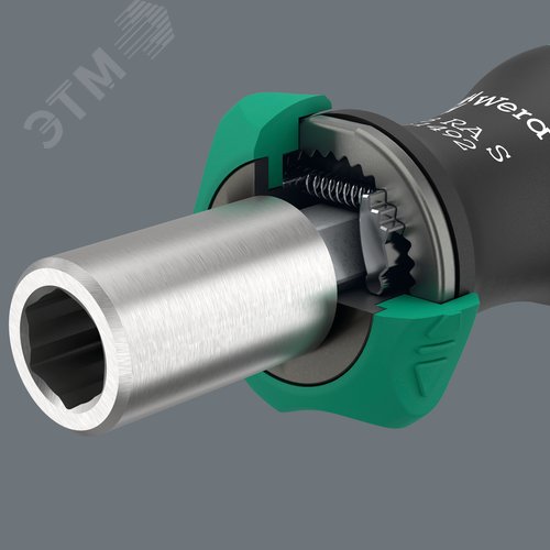 Набор бит 50 мм с отверткой-битодержателем с функцией трещотки, с патроном Rapidaptor, 14 предметов, Kraftform Kompakt 838 RA S Set 1 - фото 6