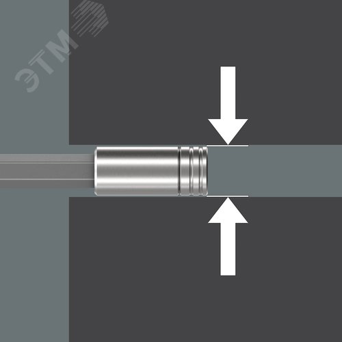 Набор бит с отверткой-битодержателем, 7 предметов, Kraftform Kompakt 27 XL Universal 1 - фото 4