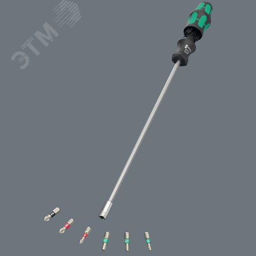 Набор бит с отверткой-битодержателем, 7 предметов, Kraftform Kompakt 27 XL Universal 1 - фото 7