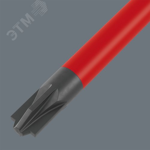 Отвертка диэлектрическая крестовая 165 iS PZ/S PlusMinus VDE с зауженным рабочим концом # 2X100 мм - фото 3