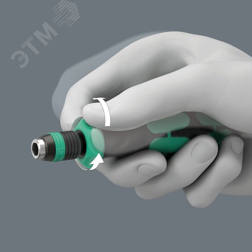 Набор бит 89 мм с отверткой-битодержателем с функцией трещотки, с патроном Rapidaptor, 15 предметов, Kraftform Kompakt 838 RA-R M Set 1 - фото 4