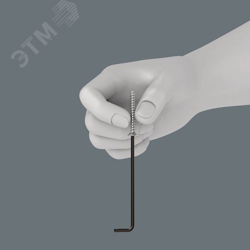 Ключ Г-образный 967 XL HF TORX с функцией фиксации крепежа удлиненный TX 25X154 мм - фото 2