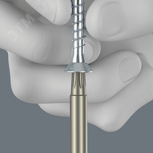 Бита 867/4 Z TORX HF c функцией фиксации крепежа вязкая твердость хвостовик 1/4 E 6.3 TX 15X50 мм - фото 2