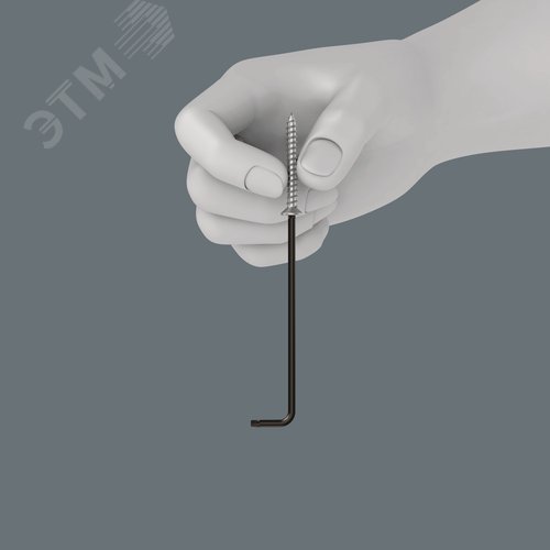 Ключ Г-образный 967 L TORX HF с фиксацией крепежа BlackLaser TX 20X96 мм - фото 2