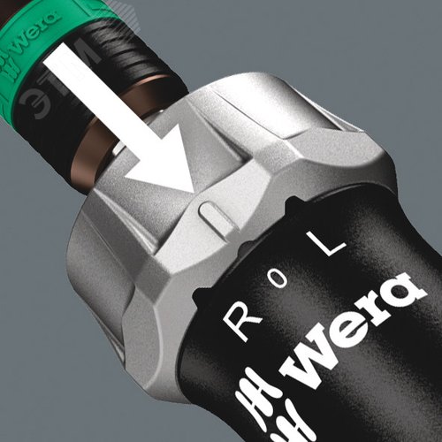 Набор бит с пистолетообразной рукояткой-битодержателем c трещоткой 7 предметов. Набор Kraftform Kompakt Pistol RA - фото 6