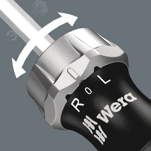 Набор бит Набор Kraftform Kompakt 27 RA 1 SB с рукояткой-битодержателем c трещоткой 6 предметов - фото 6