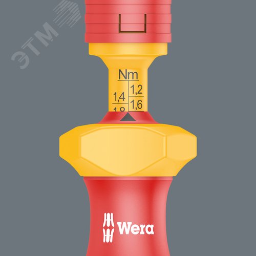 Рукоятка-держатель динамометрическая для отверток-насадок диэлектрических 1.2-3.0 Нм. 7441 VDE Kraftform - фото 5