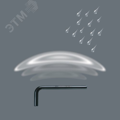 Ключ Г-образный 950 BM BlackLaser 12X125 мм - фото 5