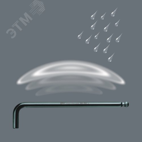 Набор Г-образных ключей 950/9 Hex-Plus BlackLaser 6 с шаром 1.5 - 10 мм 9 предметов - фото 6