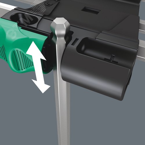 Набор Г-образных ключей 950/7 Hex-Plus Magnet 1 Magnet хромированных с шаром магнит 1.5 - 6.0 мм 7 предметов - фото 6