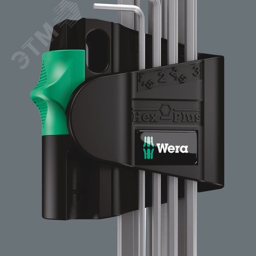 Набор Г-образных ключей 950/7 Hex-Plus Magnet 1 Magnet хромированных с шаром магнит 1.5 - 6.0 мм 7 предметов - фото 4