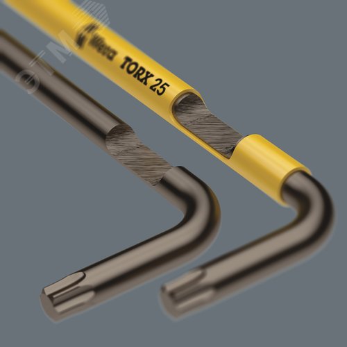 Ключ Г-образный 967 SPKXL TORX Multicolour удлиненный с шаром TX 15X123 мм - фото 2