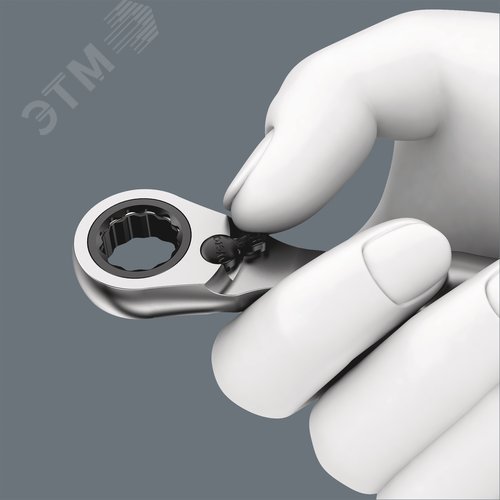 Tрещотка для прямого присоединения специальных головок Zyklop 107 мм 8005 Zyklop Mini 2 - фото 5