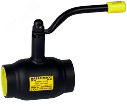 Изображение товара Кран шаровой стальной Ballomax Ду32 Ру40 муфтовый с герметичным корпусом