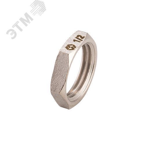 Изображение товара Контргайка 3/4' никелированная для систем отопления и водоснабжения