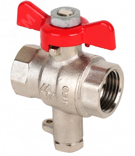 Изображение товара Кран шаровой 1/2 для подключения термодатчика серии BV MVI