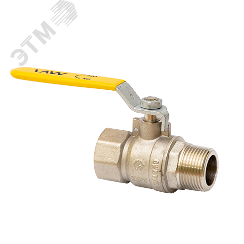 Изображение товара Кран шаровой газовый 1/2'ВН ручка рычаг (шт)