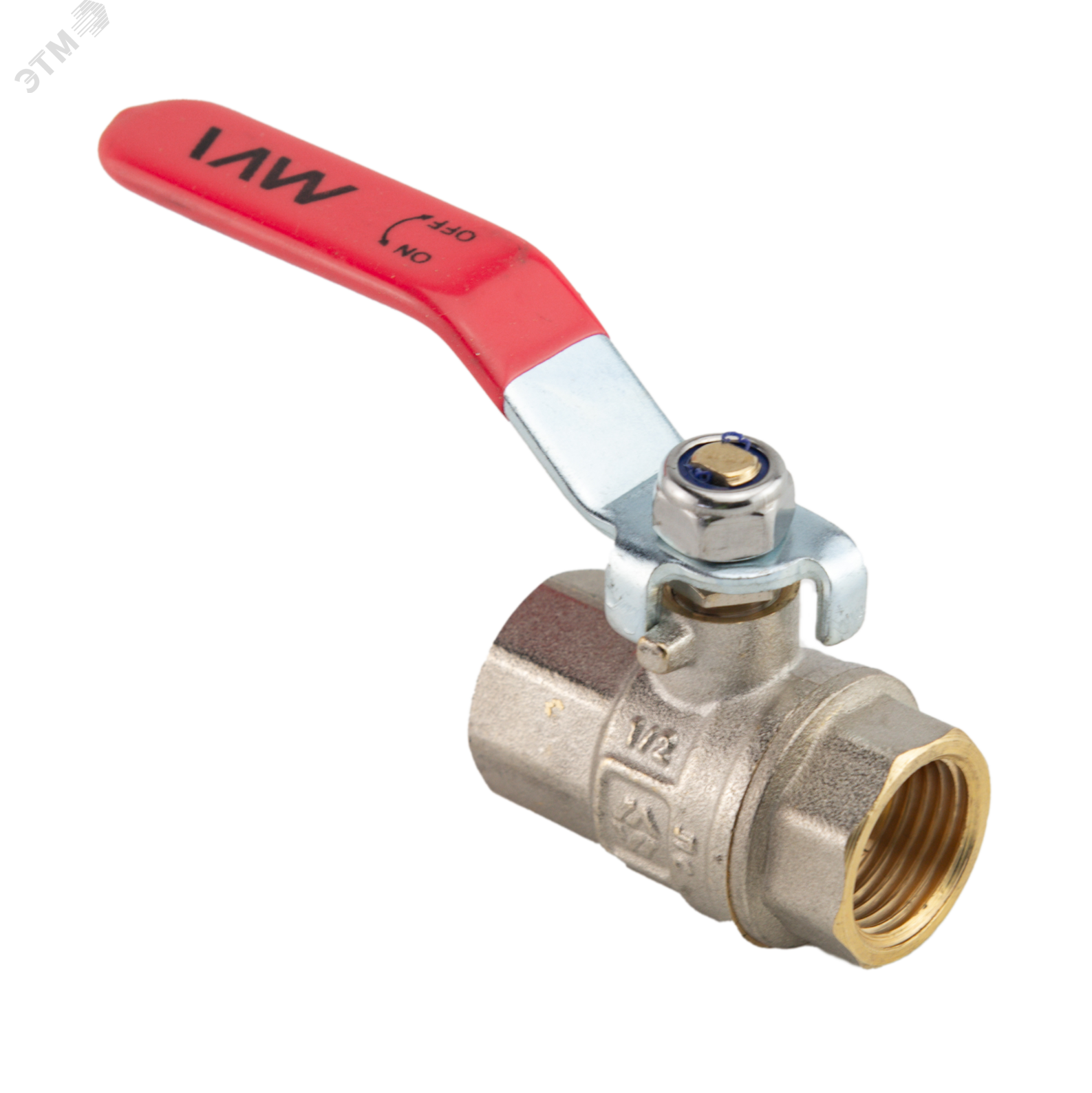 Изображение товара Кран шаровой 1/2' ВВ ручка (шт)