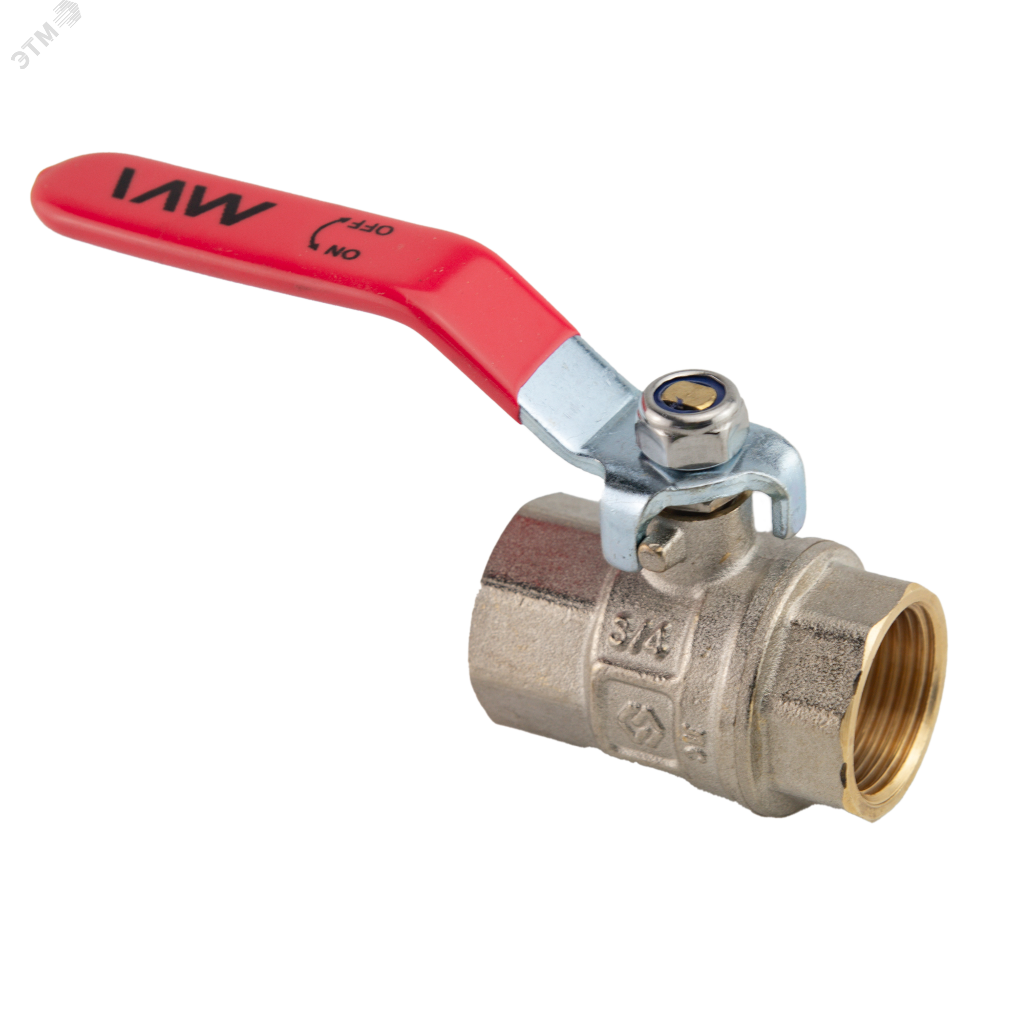 Изображение товара Кран шаровой 3/4' ВВ ручка (шт)