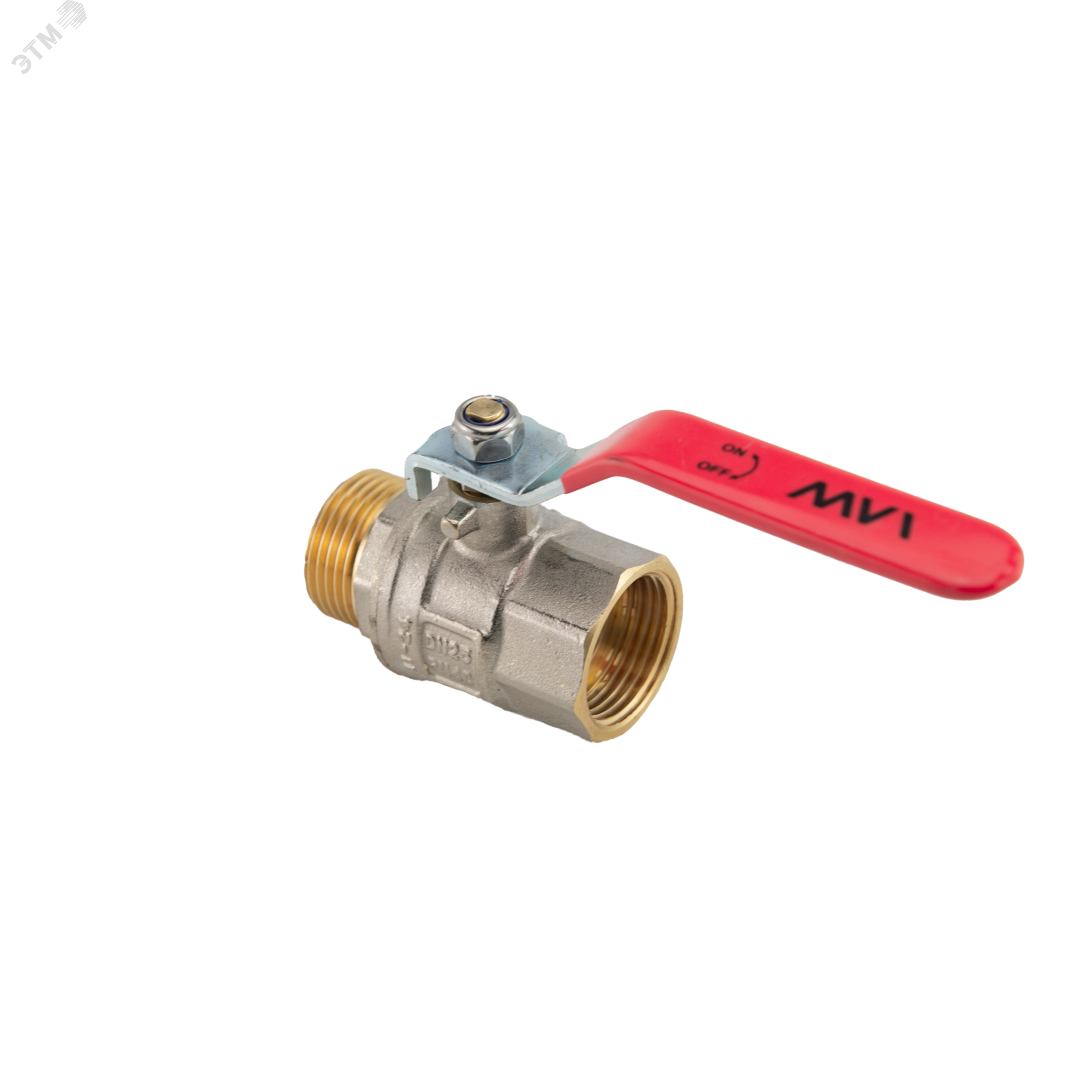 Изображение товара Кран шаровой 1 1/2 ВН ручка ГОСТ MVI для систем водоснабжения