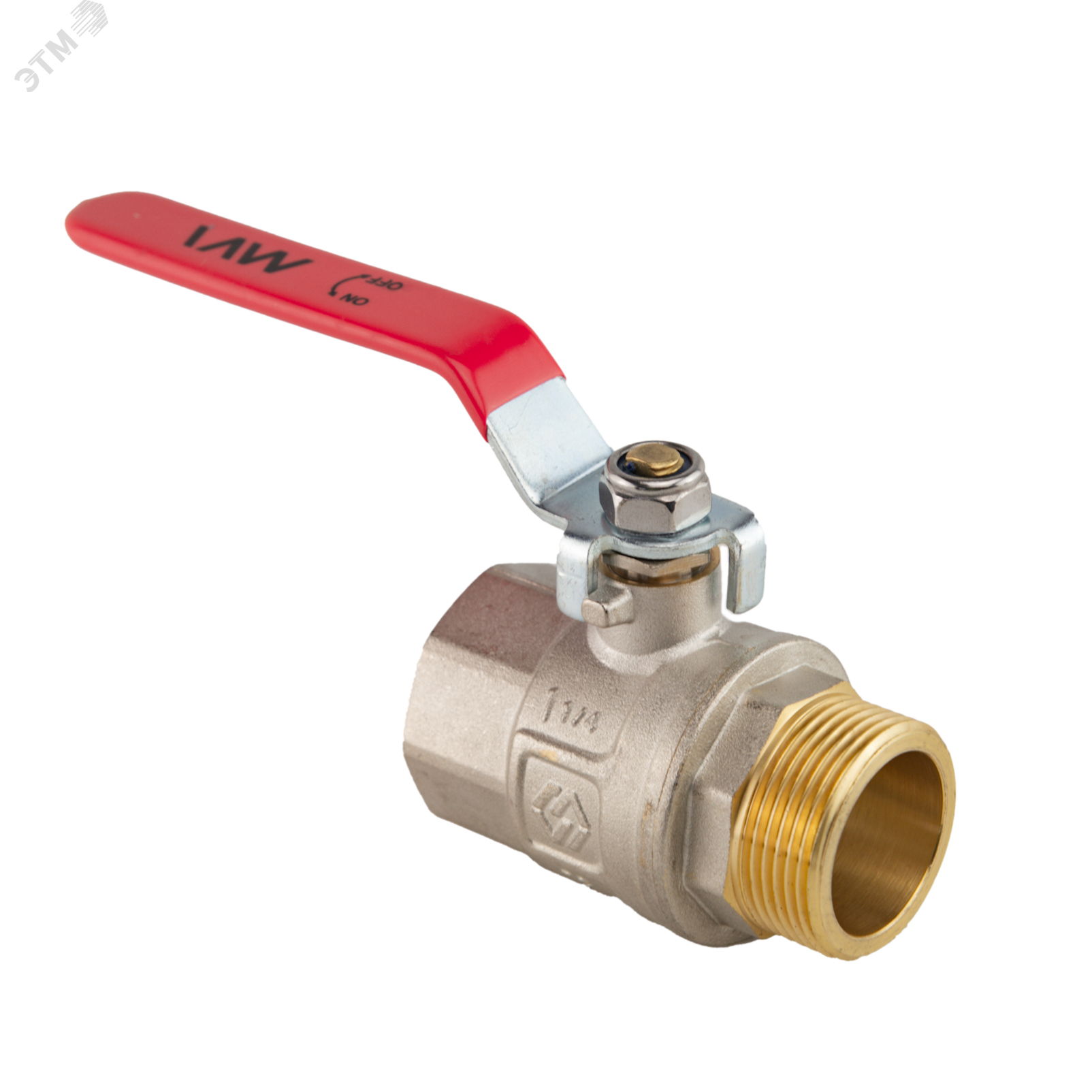 Изображение товара Кран шаровой 1 1/4 ВН ручка ГОСТ для водопровода