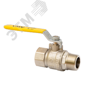 Изображение товара Кран шаровой газовый 1/2'ВН ручка рычаг (шт)