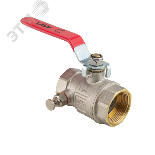 Изображение товара Кран шаровой 1'1/4 ВВ с дренажем и воздухоотводчиком (шт)