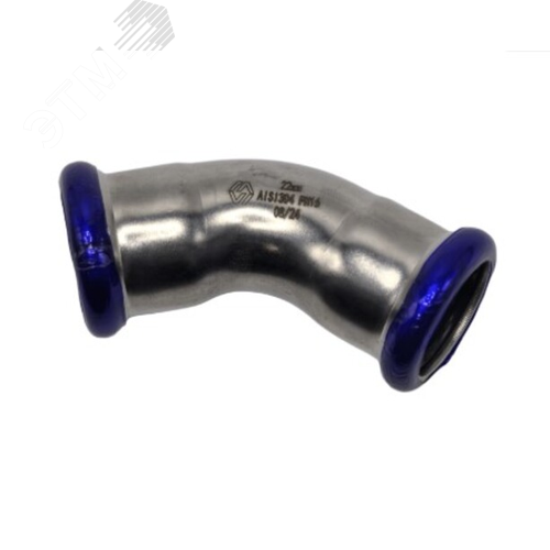 Изображение товара Угольник 18 пресс 45°, нержавеющая сталь (шт)