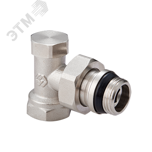 Изображение товара Клапан настроечный угловой 1/2 дюйма с кольцом TR111.04 MVI