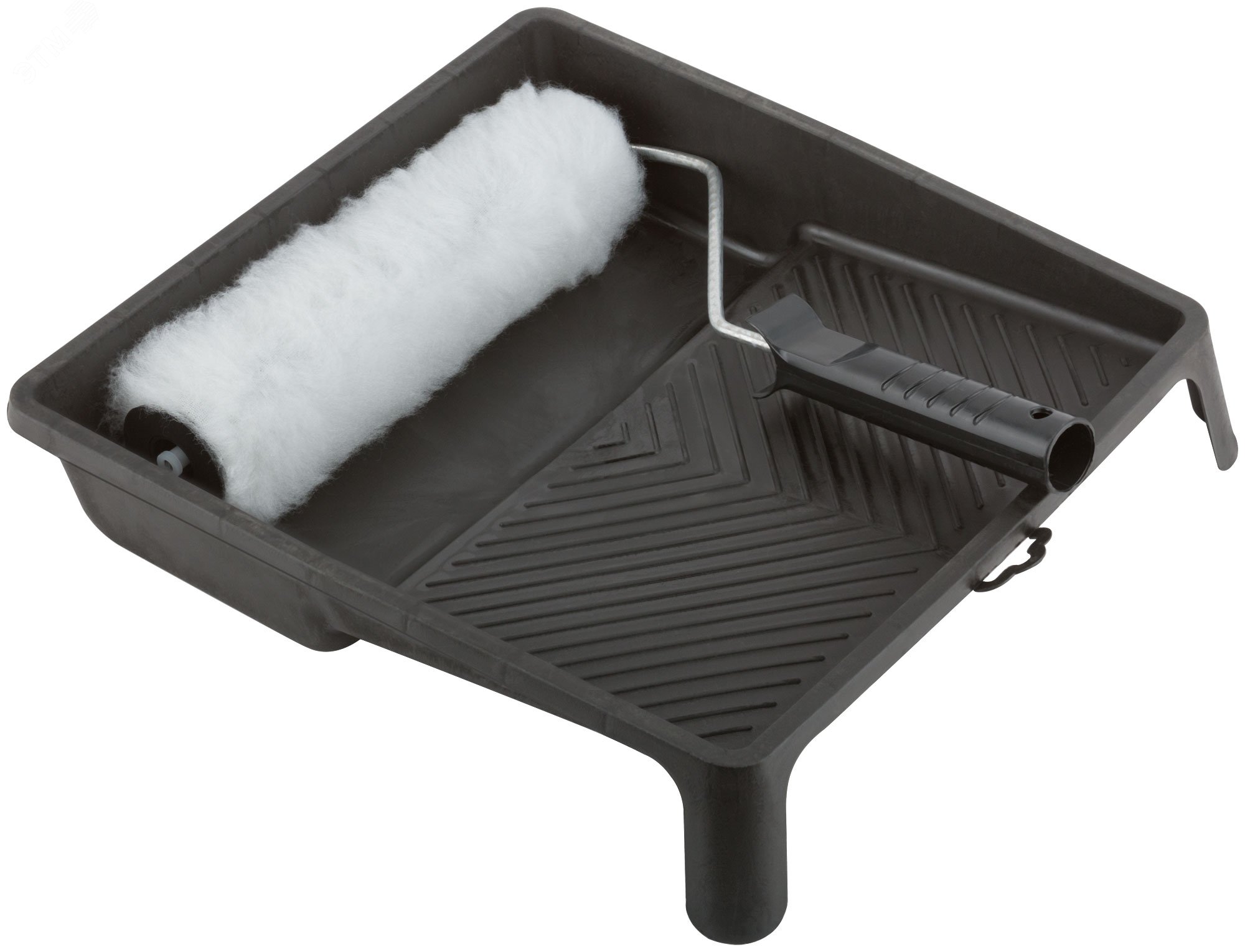 Изображение товара Набор для покраски стен (ванночка 350х330 мм + валик иск.мех 250 мм) (шт)