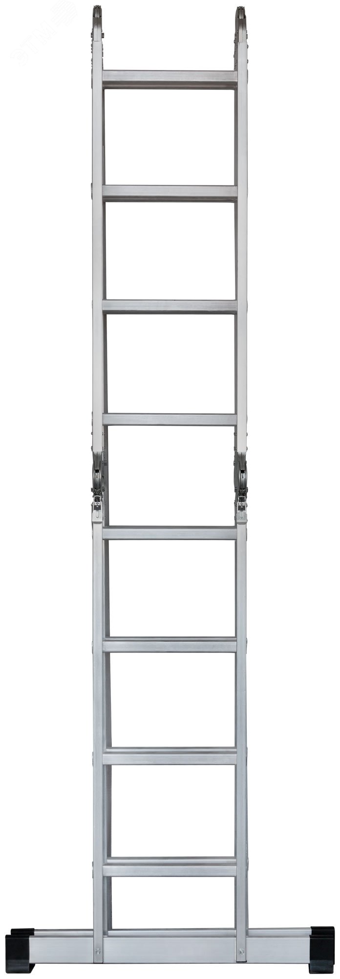 Лестница-трансформер алюминиевая, 4 секции х 4 ступени, вес 13.2 кг 65450 FIT РОС - превью 2