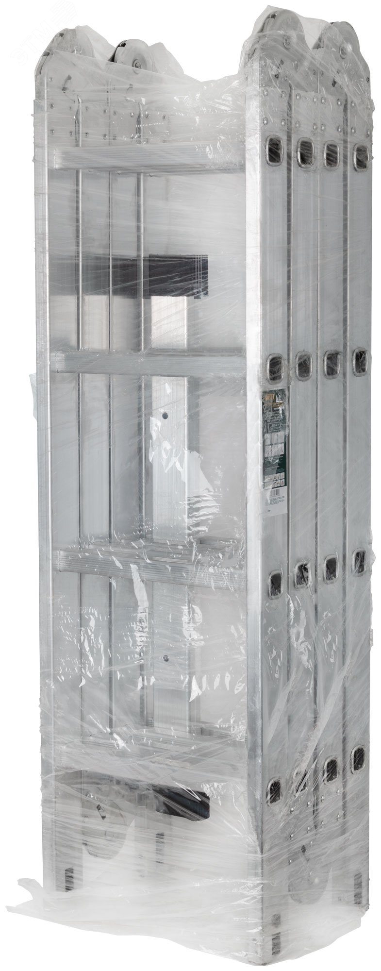 Лестница-трансформер алюминиевая, 4 секции х 4 ступени, вес 13.2 кг 65450 FIT РОС - превью 3