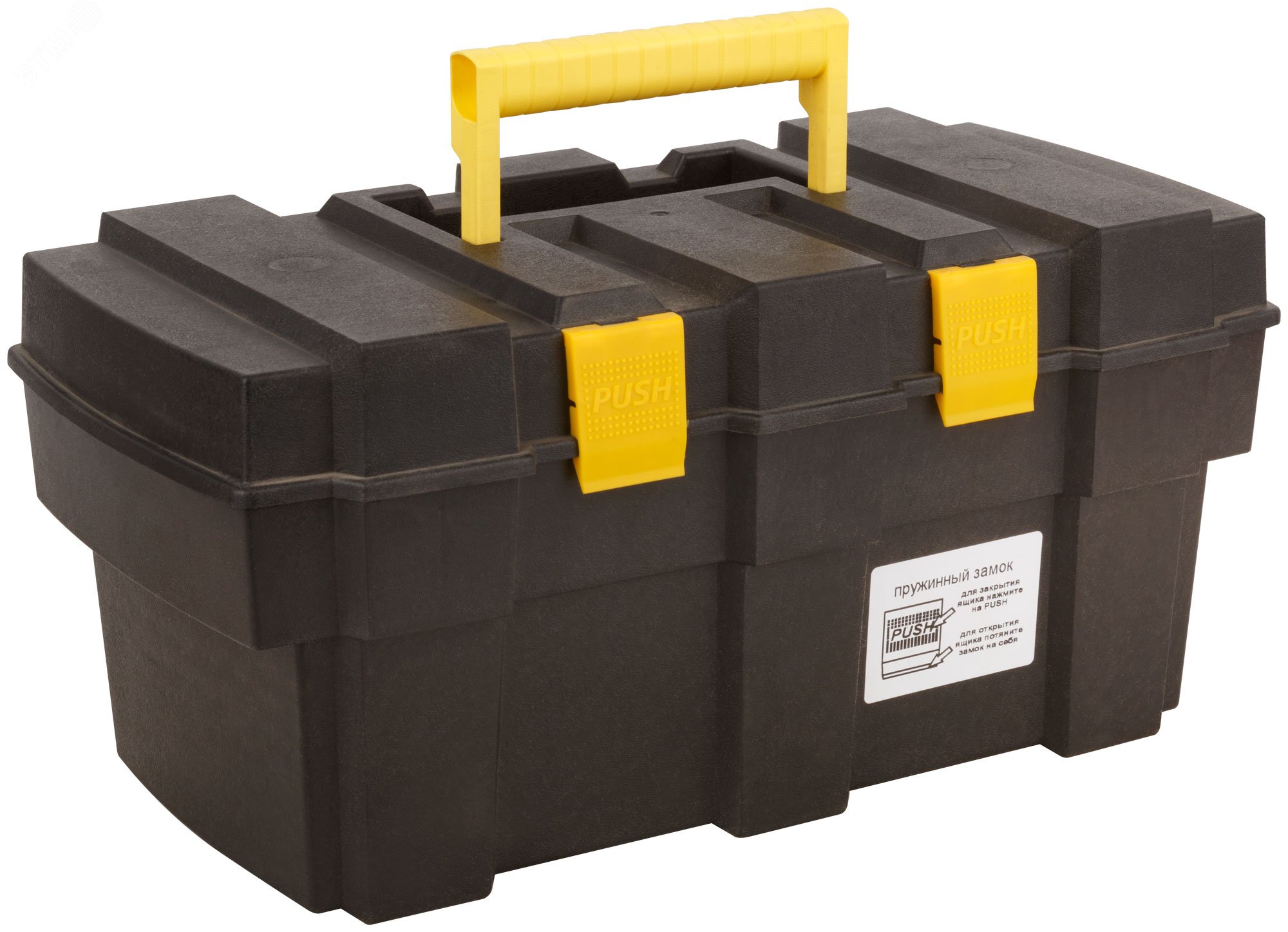 Ящик для инструмента пластиковый (квадратичный) 13'' (33.5 х 18 х 16 см) 65515 FIT РОС - превью 2