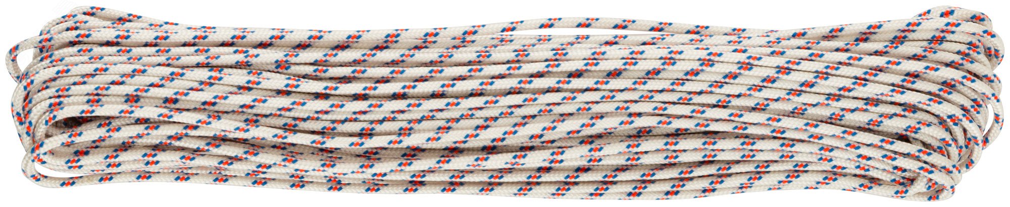Фал капроновый плетеный 16-ти прядный с сердечником 3 мм х 20 м, р/н= 160 кгс 68423 FIT РОС - превью