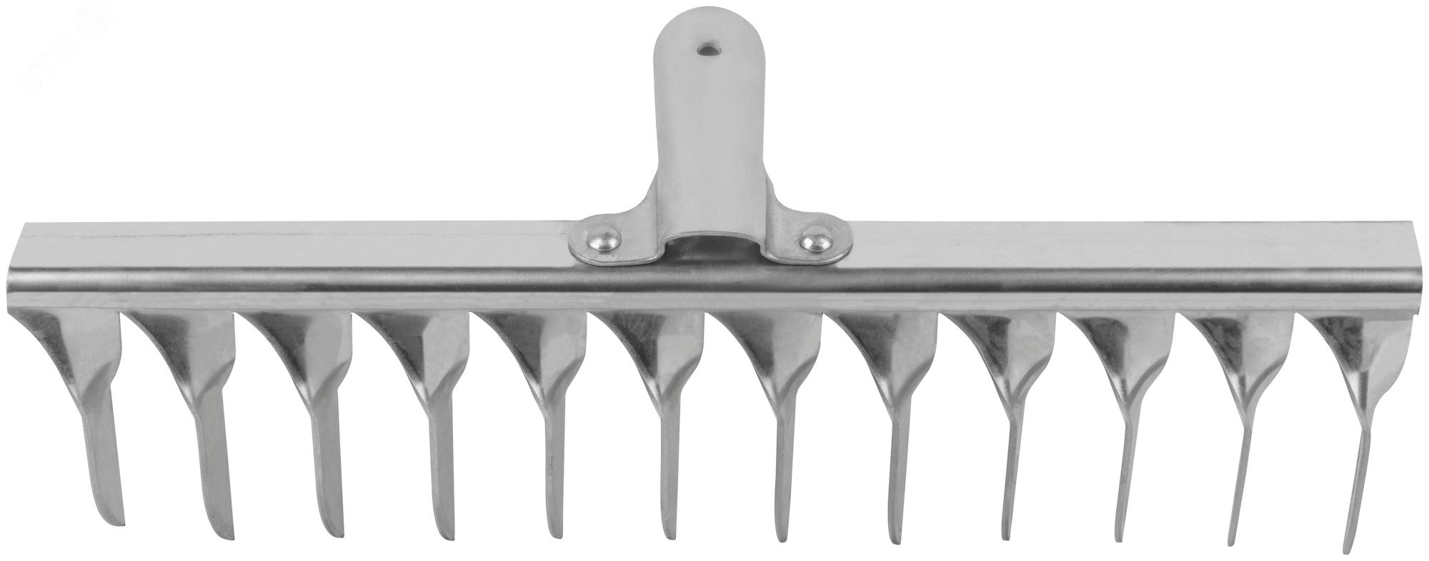 Изображение товара Грабли витой зуб из нержавеющей стали 12 зубьев без черенка