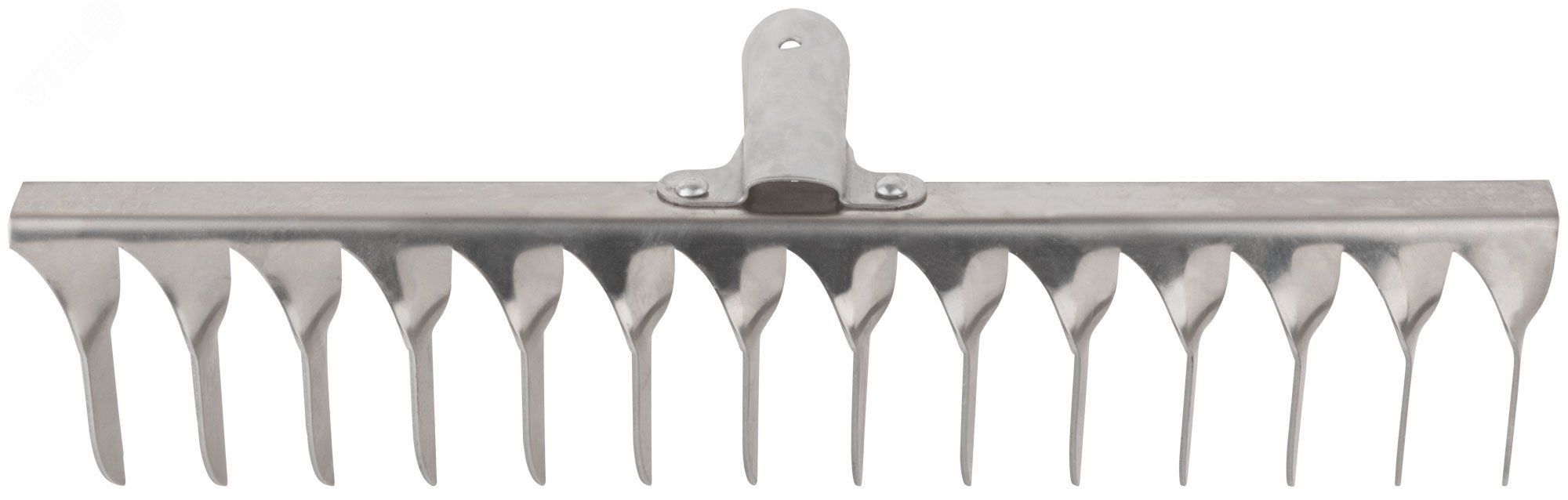 Изображение товара Грабли витой зуб из нержавеющей стали 14 зубьев без черенка