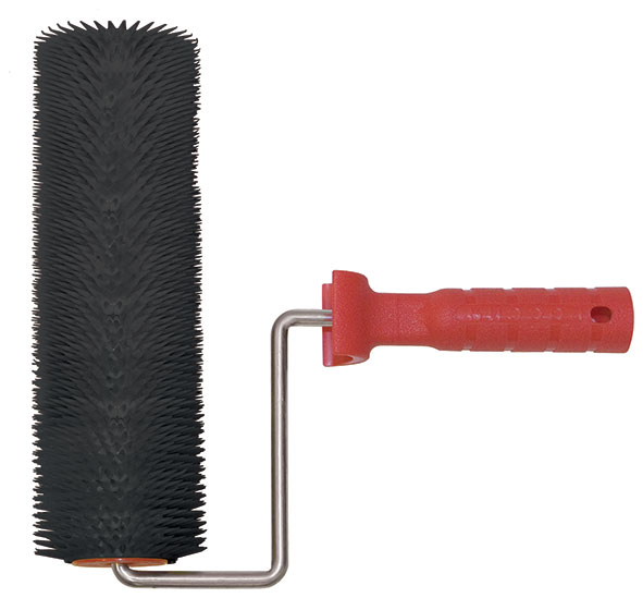 Валик пластиковый игольчатый ''Мини'', диаметр 78 мм, высота иглы 14 мм, 240 мм