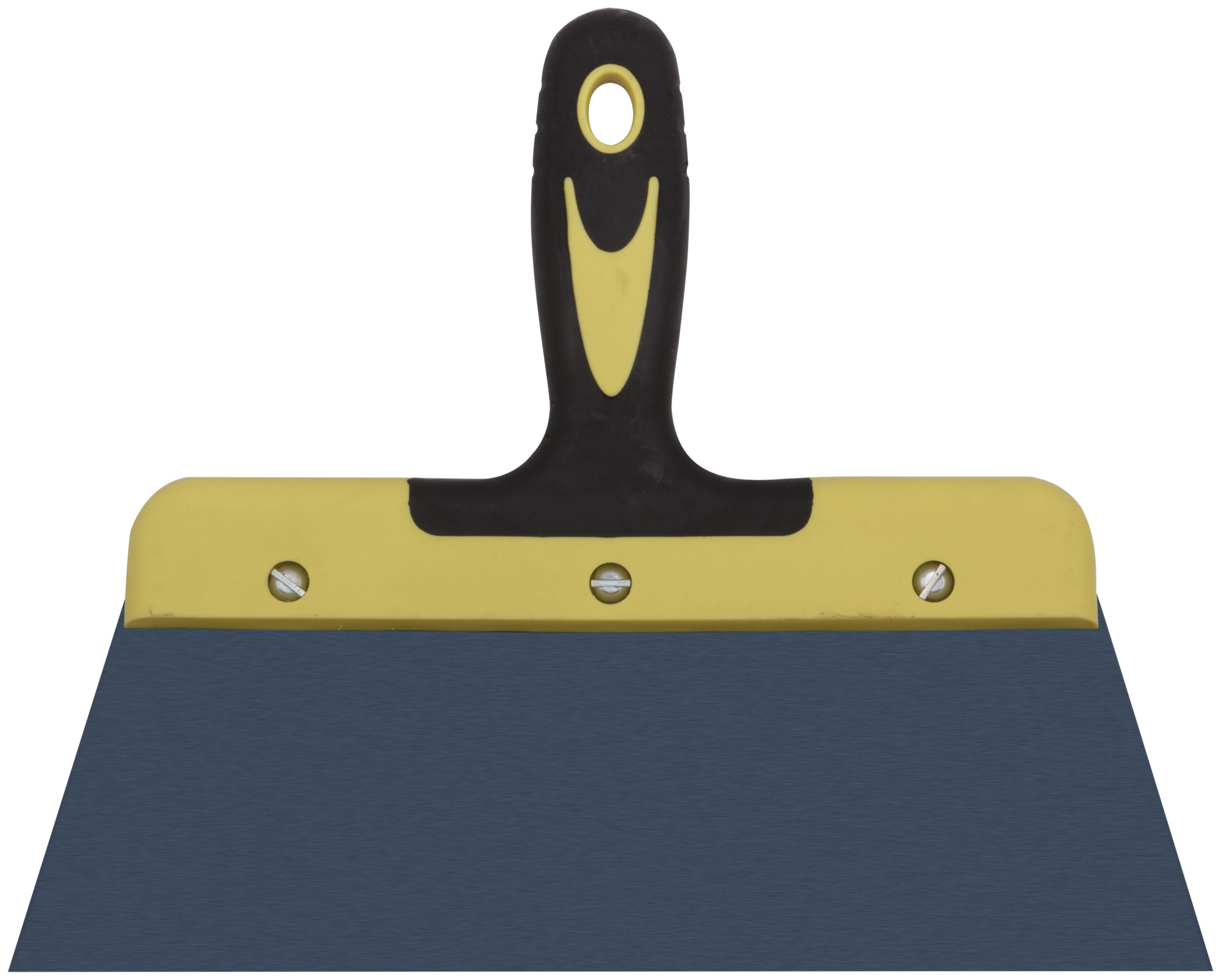 Шпатель фасадный ''Мастер'', пружинная колоризованная сталь, двухкомпонентная ручка, плоский 250 мм