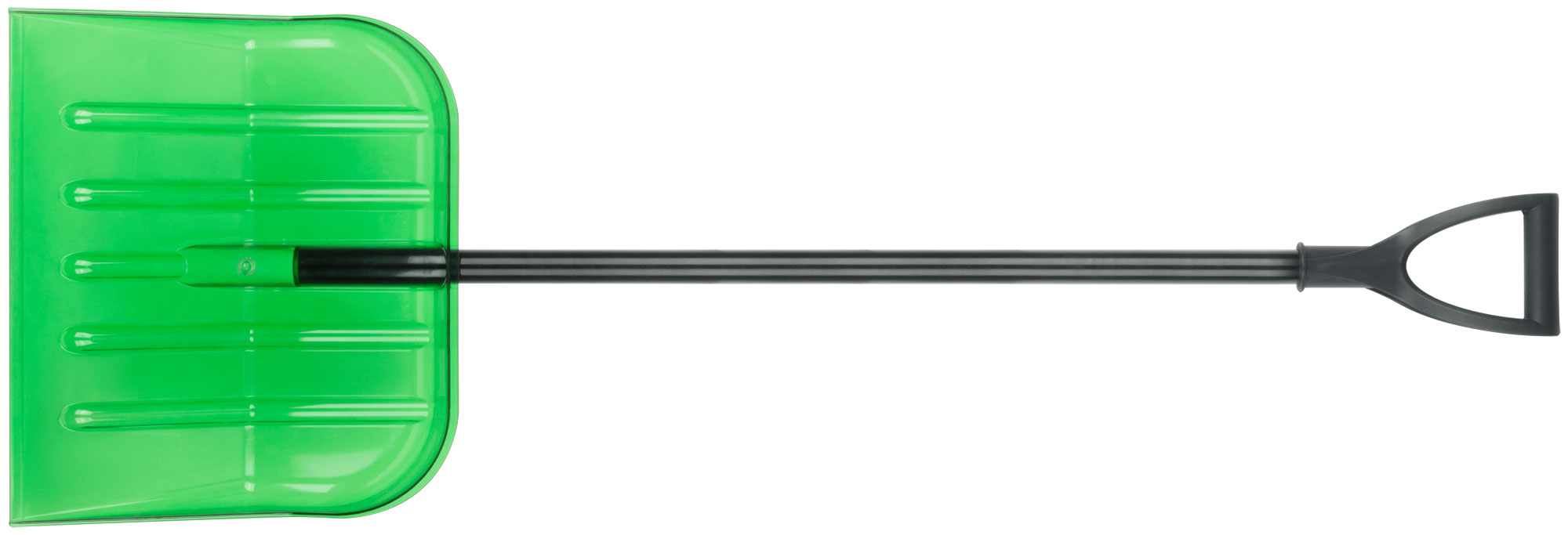 Лопата для уборки снега Профи поликарбонатная, алюминиевый черенок, средняя 460х400х1380 мм