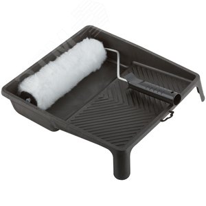 Набор для покраски стен (ванночка 350х330 мм + валик иск.мех 250 мм) - фото 1