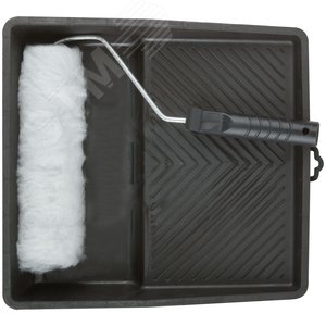 Набор для покраски стен (ванночка 350х330 мм + валик иск.мех 250 мм) - фото 2