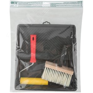 Набор для наклеивания обоев (ванночка 350х330 мм + валик прижимной 150 мм + макловица) - фото 3