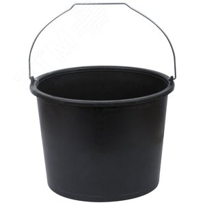 Ведро строительное пластиковое для перемешивания раствора, усиленные стенки 12 л - фото 1