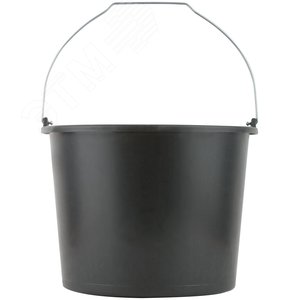 Ведро строительное пластиковое для перемешивания раствора, усиленные стенки 12 л - фото 3