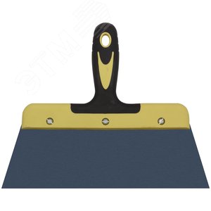 Шпатель фасадный ''Мастер'', пружинная колоризованная сталь, двухкомпонентная ручка, плоский 250 мм - фото 1