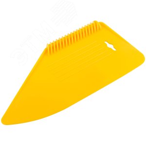 Шпатель прижимной, для разглаживания обоев, пластиковый, желтый 280 мм - фото 2